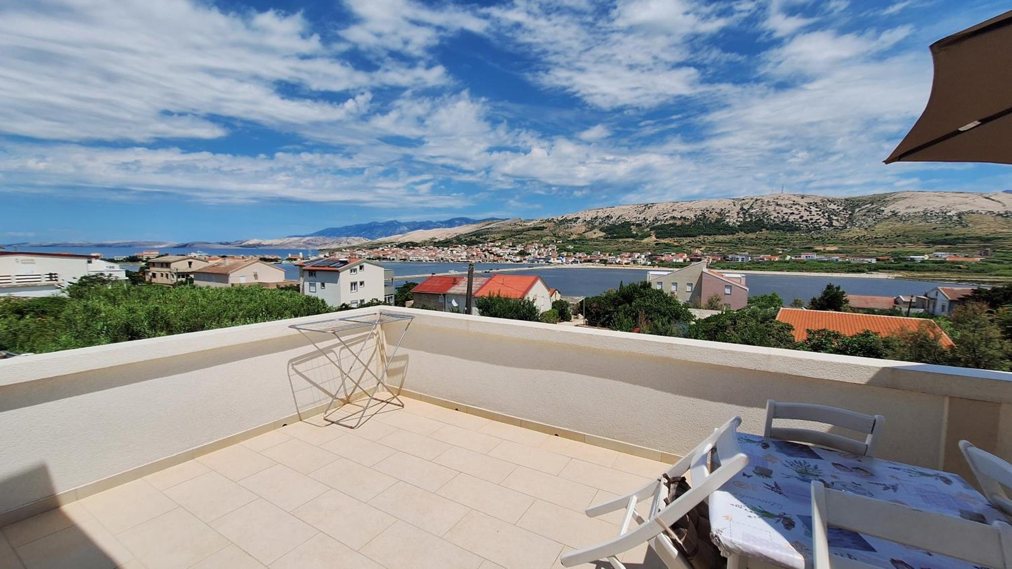 4 Adriatic Apartment Pag Pag Town Exteriör bild